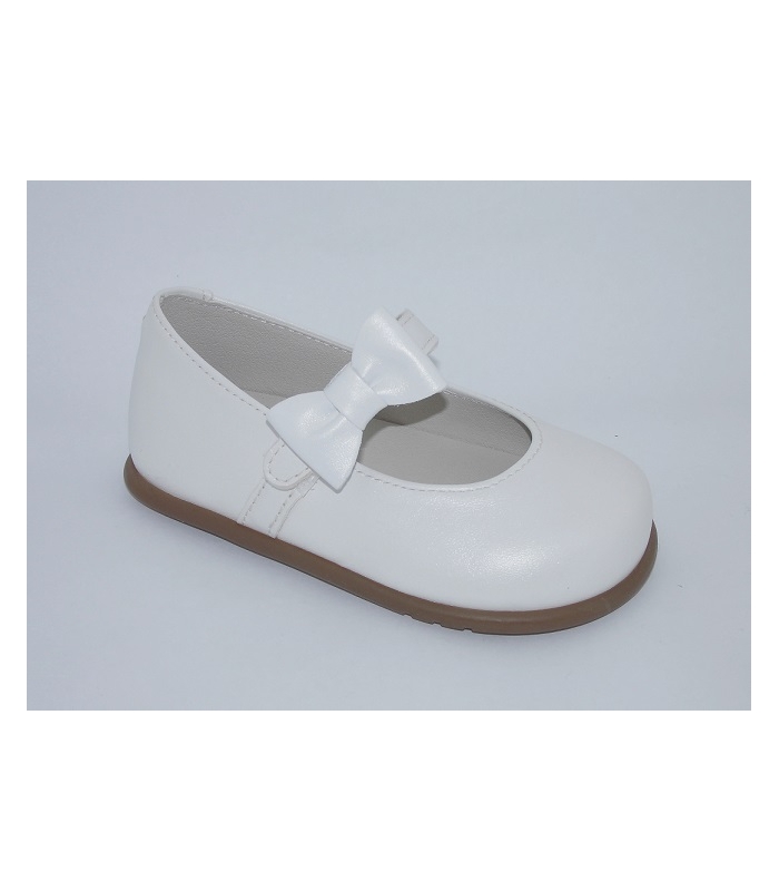 Zapato mercedita RESPETUOSO nacarado blanco PIRUFLEX