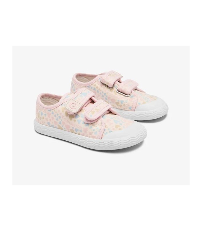 Zapatillas corazones multicolor BAREFOOT Goflex Conguitos