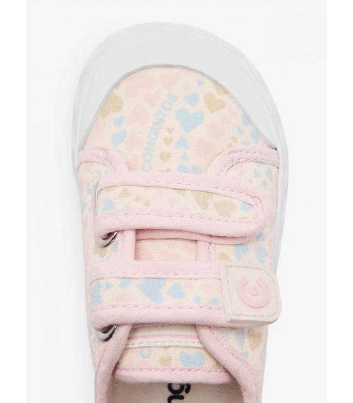 Zapatillas corazones multicolor BAREFOOT Goflex Conguitos