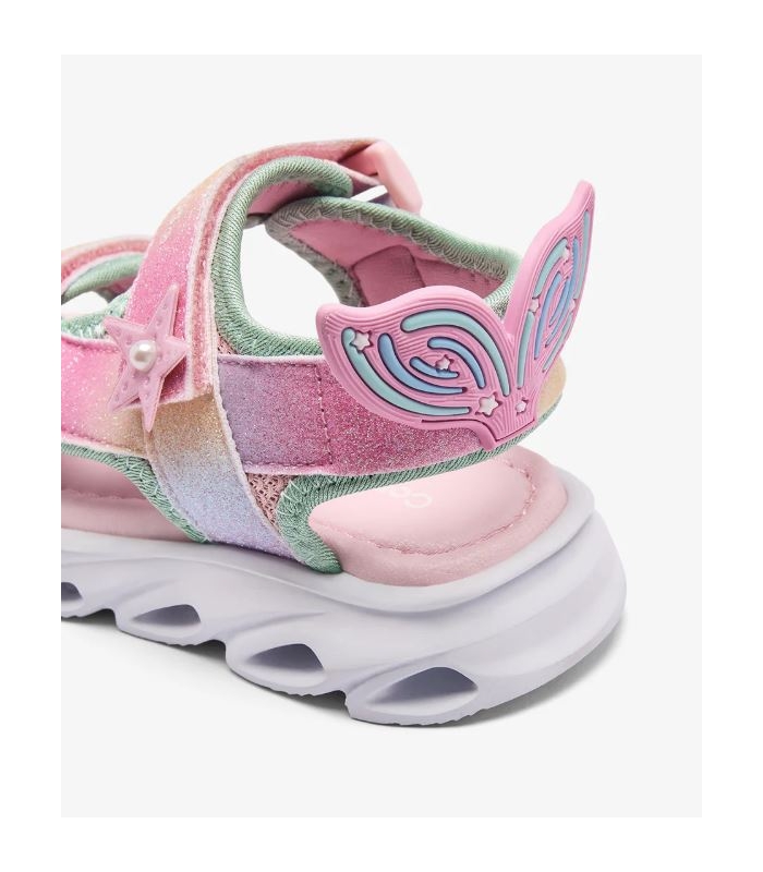 Sandalias con luz sirena arcoíris Conguitos