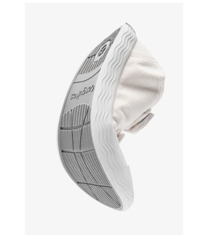 Zapatillas BAREFOOT lona blanca Conguitos