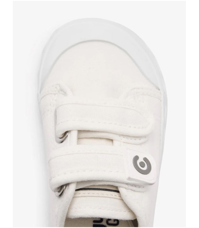 Zapatillas BAREFOOT lona blanca Conguitos
