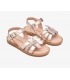 Sandalias tiras brillantes multicolor Conguitos