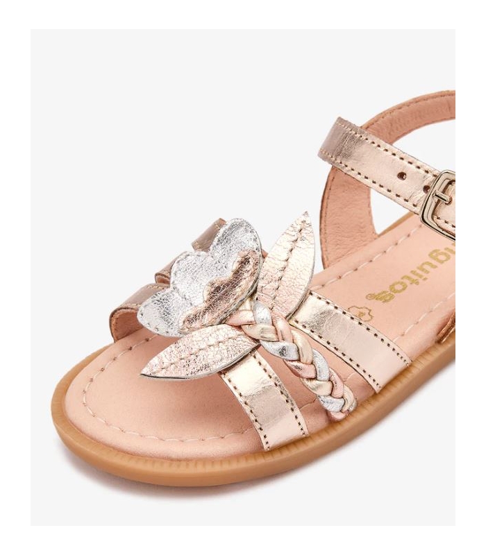 Sandalias tiras brillantes multicolor Conguitos