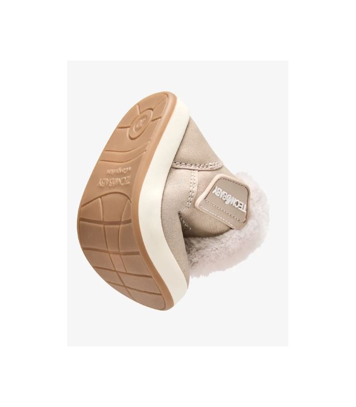 Botas BAREFOOT beige de pelo Conguitos