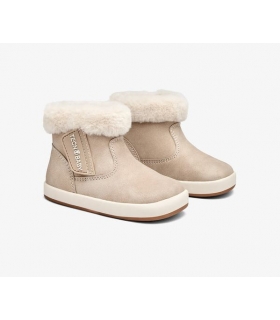 Botas BAREFOOT beige de pelo Conguitos