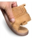Bota BAREFOOT piel camel con lazo Chetto